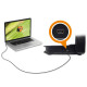 AVER Document camera U50+, 4K, А3, 16X digital zoom, 8 MP, LED Lamp, mic, USB, black (40AAPF03-BF5)