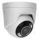 Ajax IP Wired Camera TurretCam HL white, 8MP, 4mm, hybrid illumination IR 35m, white LED 50m, PoE, True WDR, IP65, IR 35m, audio, viewing angle 75°–85°, turret, white (000059520)