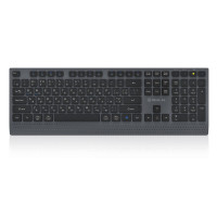 Клавіатура REAL-EL RK-715W Wireless/Bluetooth Black/Gray (EL123100051)
