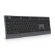 Клавиатура REAL-EL RK-715W Wireless/Bluetooth Black/Gray (EL123100051)