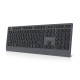 Клавиатура REAL-EL RK-715W Wireless/Bluetooth Black/Gray (EL123100051)