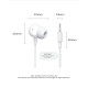 Наушники Vention Echo Lite 3.5mm In-Ear Wired White (GBAWAV)