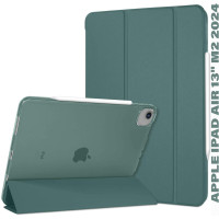 Чехол для планшета BeCover Tri Fold Hard Apple iPad Air 13" M2/M3 (2024/2025) Dark Green (711723)