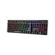 Клавиатура Xtrike ME GK-980 6 colors-LED Mechanical Red Switch USB Black (GK-980)
