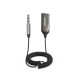 Bluetooth трансмиттер Ugreen Bluetooth 5.0 Aux with mic CM309 UGREEN Black (70601)