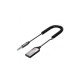 Bluetooth трансмиттер Ugreen Bluetooth 5.0 Aux with mic CM309 UGREEN Black (70601)