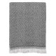 ARDESTO Summer blanket 140х190cm, 100% cotton, black (ART0915SL)