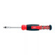 Milwaukee screwdriver, 27 bits, two-component handle, (Hex, PH, SL, PZ, Torx), CrV steel (4932492808)