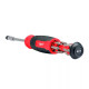 Milwaukee screwdriver, 27 bits, two-component handle, (Hex, PH, SL, PZ, Torx), CrV steel (4932492808)