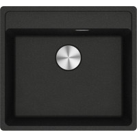 Franke Мийка кухонна Maris, фраграніт, прямокутник, без крила, 560х510х200мм, чаша - 1, врізна, MRG 610-52 TL, онікс (114.0668.867)