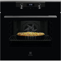 Electrolux Духова шафа Electrolux електрична, 72л, A+, пара, дисплей, конвекція, телескопічні напрямні, чорний (KODEH10H)