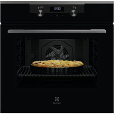 Electrolux Духова шафа Electrolux електрична, 72л, A+, пара, дисплей, конвекція, телескопічні напрямні, чорний (KODEH10H)