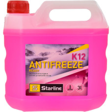 StarLine Антифриз Starline Ready to Use G-12+ червоний -30°C 3л (NA K12READY-3) (NAK12READY3)