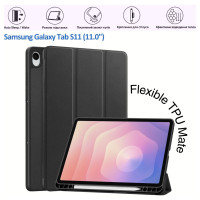 Чехол для планшета BeCover Flexible TPU Mate Samsung Galaxy Tab S11 (SM-X730/X736) 11.0" Black (715578)