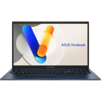 ASUS Ноутбук ASUS Vivobook 17 X1704VA-AU891 17.3" FHD IPS, Intel i3-1315U, 16GB, F512GB, UMA, NoOS, Блакитний (90NB10V2-M00WU0)