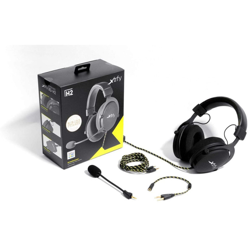 Cherry Xtrfy Гарнитура H2 3.5mm/USB Black (XG-H2)