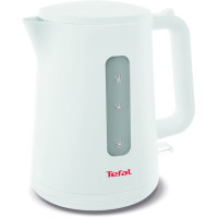 Tefal Электрочайник Element 1.7л, пластик, белый (KO200130)
