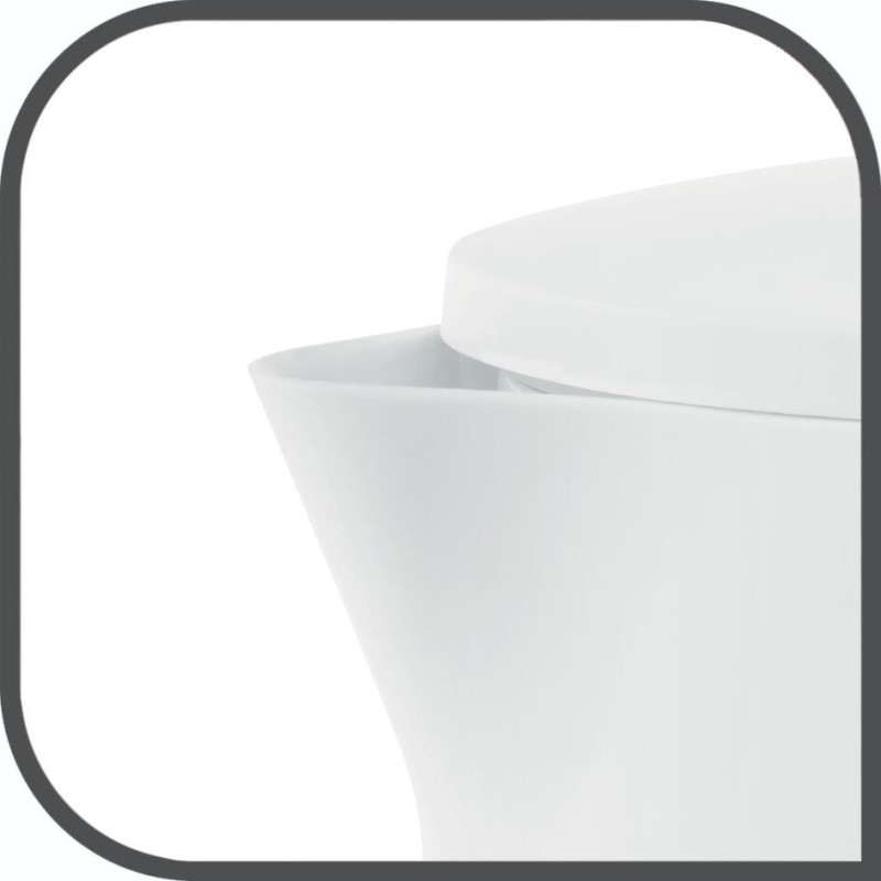 Tefal electric kettle Element, 1.7L, plastic, white (KO200130)