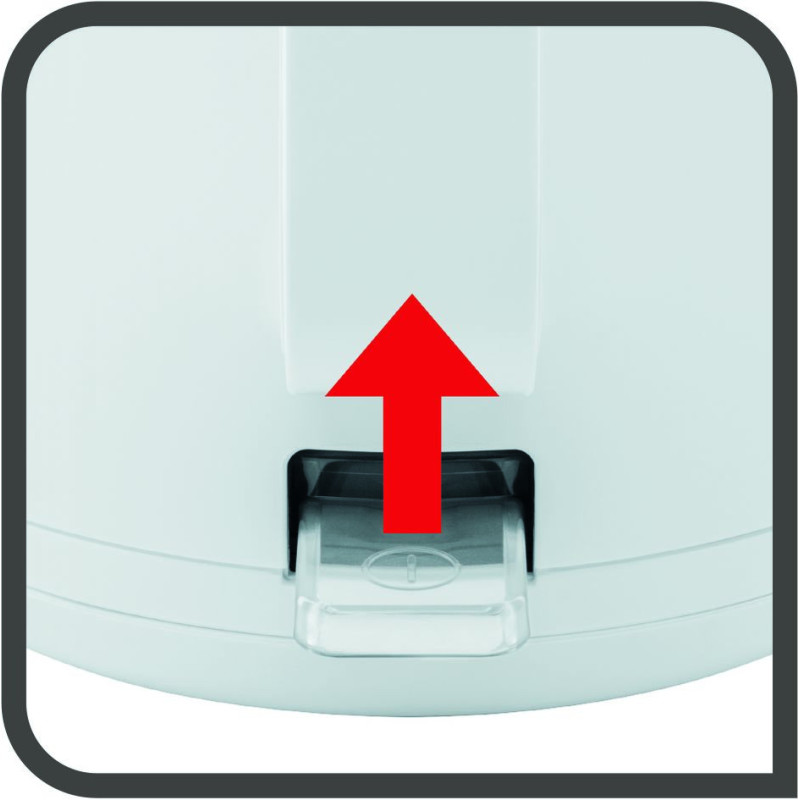 Tefal electric kettle Element, 1.7L, plastic, white (KO200130)