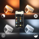 Philips Hue Smart table lamp Iris, 2000K-6500K, RGB, ZigBee, Bluetooth, dimming, white (929002376101)