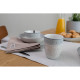 ARDESTO Mug Siena, 360ml, porcelain, white-gray (AR2936SW)