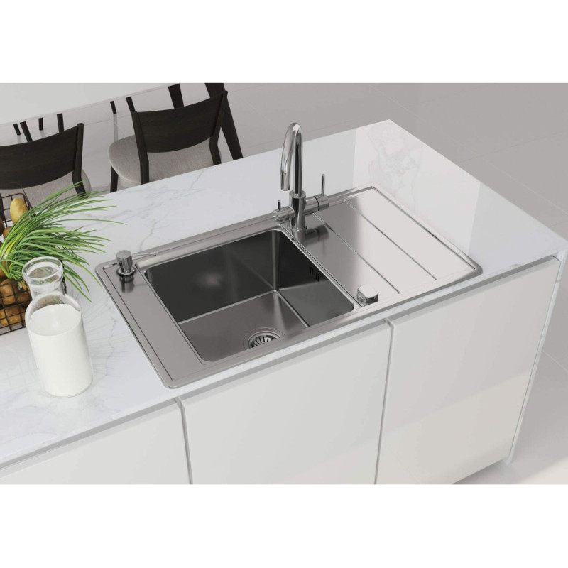 Deante Dispenser for detergents, 300ml, chrome (ZZZ_002D)