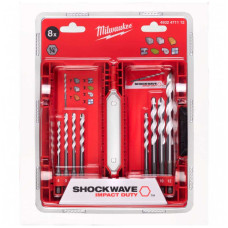 Milwaukee ShW HEX drill bit set, universal, 8pcs, 3-10mm, case (4932471112)