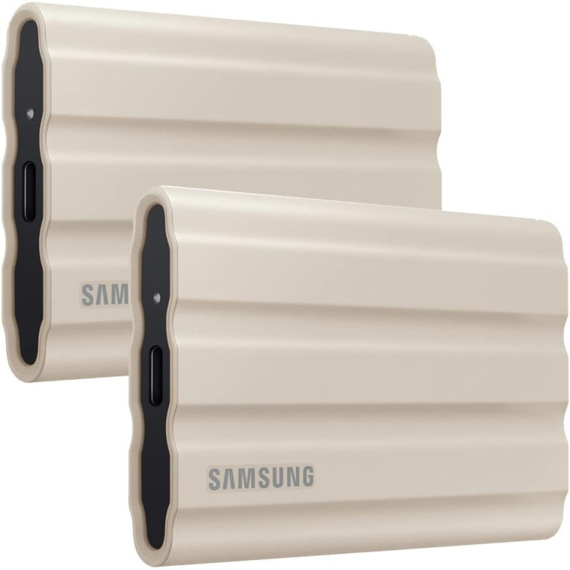Samsung SSD 2TB USB 3.2 Gen 2 Type-C T7 Shield (MU-PE2T0K/EU)
