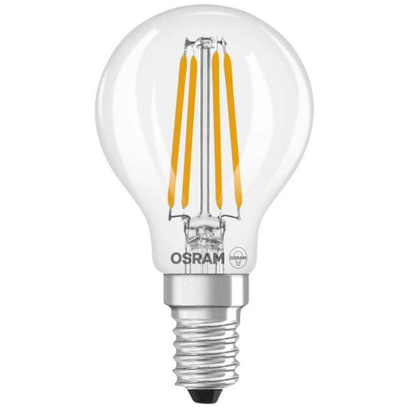 Osram Лампа OSRAM LED E14 3.4Вт 4000K 470Лм P45 філаментна (4099854468339)