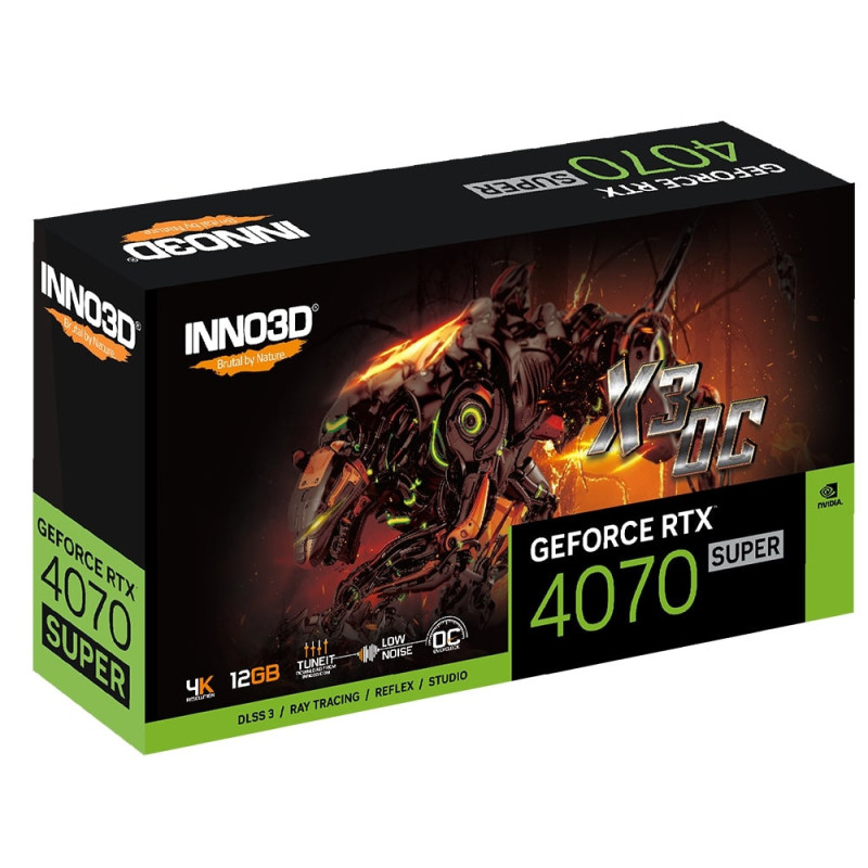 Inno3d Видеокарта GeForce RTX 4070 Super 12GB GDDR6X X3 OC