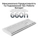Клавиатура Keychron V6 Ultra Keychron Red Switch RGB UA White (V6U-F1-UA)
