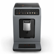 Krups coffee machine Evidence Hot & Cold, 2.3L, auto capuchino maker, ОLED диспл, auto recipe-18, grey-black (EA898GF0)