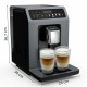 Krups Кофемашина Evidence Hot & Cold 2.3л, зерно, автомат.капучинатор, OLED диспл, авторецептов - 18, серо - черный (EA898GF0)