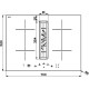 Franke Варильна поверхня Franke індукційна, з фільтром, 70см, вбудована витяжка, Booster, Bridge, 1050м.куб/год, A+, автовідключення, Набір для рециркуляції, чорний (340.0731.893)