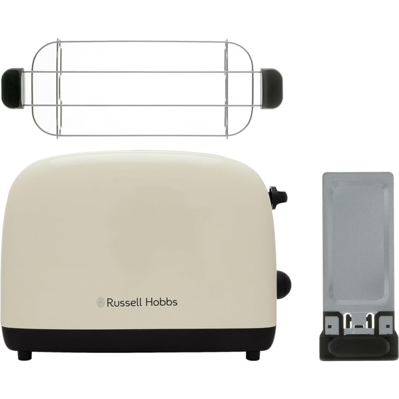 Russell Hobbs Toaster Colours Plus, 1600W, inoxав., heating, defrosting, beige (26551-56)