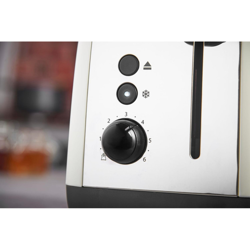 Russell Hobbs Toaster Colours Plus, 1600W, inoxав., heating, defrosting, beige (26551-56)