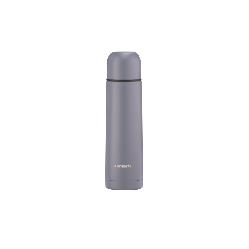 ARDESTO Thermal Bottle Bright City 500 ml, grey, stainless steel (AR2650GR)