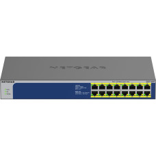 NETGEAR Комутатор GS516PP 16xGE PoE+(260Вт), некерований (GS516PP-100EUS)