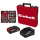 Einhell Шуруповерт-дрель TE-CD 18/2 Li +39, 1x2,5 Ah, PXC, 18В, 2.5 Ач, 44 Нм, набор бит и сверел, кейс, 1.1 кг (4514219)