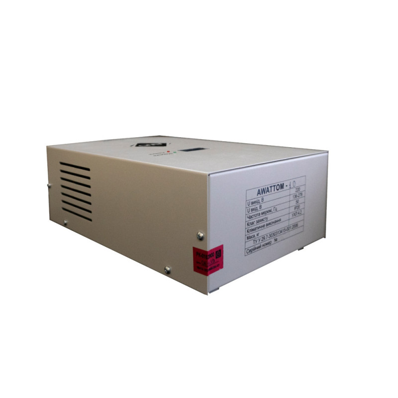 Awattom Voltage stabilizer 2.2kW, single phase (AWATTOM-2.2)