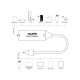 Устройство захвата видео PowerPlant HDVC2-C HDMI (F) - 3.0 USB Type-C (M) (CA914715)