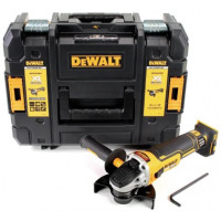 DeWALT angle grinder cordless brushless 18V XR Li-lon 125mm 9000rpm case 1.74kg without battery and spare part (DCG405NT)
