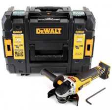 DeWALT angle grinder cordless brushless 18V XR Li-lon 125mm 9000rpm case 1.74kg without battery and spare part (DCG405NT)