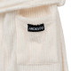 ARDESTO Women's bathrobe ARDESTO Stripe, size XXL, 100% polyester, white (ART2120LSX)