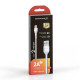 Дата кабель USB 2.0 AM to Lightning 2.0m 2A white Grand-X (PL-02W)