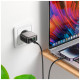 Зарядное устройство BOROFONE BAS54A Absolute 1xUSB-C PD20W + 1xUSB QC3.0 + cable USB-C to Lightning Black (6941991116216)