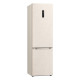 LG ref with bottom freezer, 203x60x68, ref-277l, freez.-110l, 2doors, A++, NF, inv, display ext, fresh zone, Metal Fresh, beige (GC-B509FEPW)