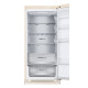LG ref with bottom freezer, 203x60x68, ref-277l, freez.-110l, 2doors, A++, NF, inv, display ext, fresh zone, Metal Fresh, beige (GC-B509FEPW)