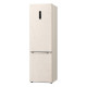 LG ref with bottom freezer, 203x60x68, ref-277l, freez.-110l, 2doors, A++, NF, inv, display ext, fresh zone, Metal Fresh, beige (GC-B509FEPW)