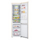 LG ref with bottom freezer, 203x60x68, ref-277l, freez.-110l, 2doors, A++, NF, inv, display ext, fresh zone, Metal Fresh, beige (GC-B509FEPW)